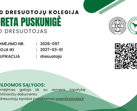 Paslaugos augintiniams - &Scaron;unų dresūra Vilniuje - 2