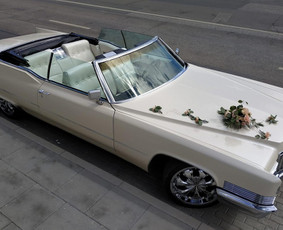 Nuomos paslaugos - Cadillac Deville cabrio 1970m nuoma su vairuotoju - 2