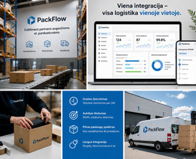 Produktų pakavimas, fasavimas - El.pardotuvės (pakavimas siuntimas administravimas web) - 2