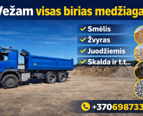 Skalda, smėlis, žvyras, juodžemis - Smelis. Juodžemis. Skalda. Žvirgždas. Žvyras. - 1