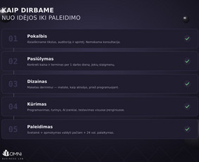 Interneto svetainių kūrimas - Svetainių kūrimas su Ai sprendimais, ai&scaron;ki kaina - 2