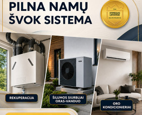 Santechnikai, santechnikos darbai - &Scaron;ilumos siurbliai/rekuperatoriai/kondicionieriai - 2