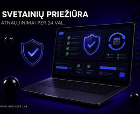 Interneto svetainių priežiūra - Svetainių kūrimas su Ai sprendimais, ai&scaron;ki kaina - 1