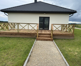 Mediniai laiptai, gamyba - Terasų, pergolų, stoginių - montavimo paslaugos - 4