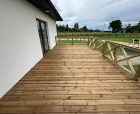 Mediniai laiptai, gamyba - Terasų, pergolų, stoginių - montavimo paslaugos - 3