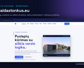 Interneto svetainių kūrimas - Reprezentacinių svetainių ir el. parduotuvių kūrimas - 1