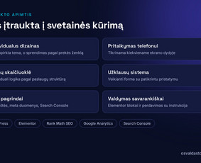 Interneto svetainių kūrimas - Reprezentacinių svetainių ir el. parduotuvių kūrimas - 2