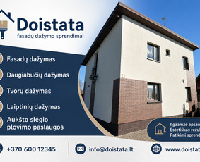 Statybos darbai - Fasadų dažymo darbai - 1