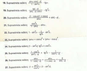 Matematikos pamokos 1-12 klasė. Mokytoja. / Gabija Babkinaitė / Darbų pavyzdys ID 4490560