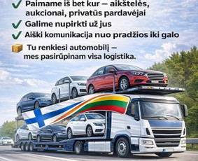 Krovinių pervežimas - Automobiliu pervežimas Suomija - Lietuva - 1