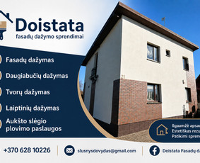 Fasadų apdaila, dažymas - Fasadų dažymo darbai - 1