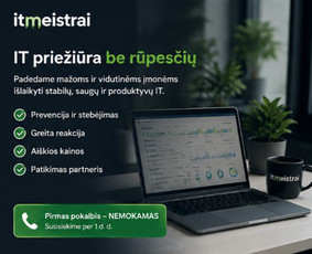 IT specialistai - IT pagalba įmonėms &ndash; atvykstame ir sutvarkome - 1