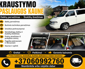 Negabaritinių krovinių gabenimas - Kraustymo, daiktų pervežimo ir &scaron;iuk&scaron;lių i&scaron;vežimo paslaugos - 1