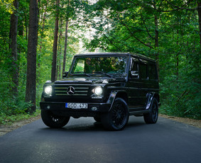 Prabangių automobilių nuoma, transportas vestuvėms - Mercedes Benz G klasės automobilio nuoma &scaron;ventėms - 1