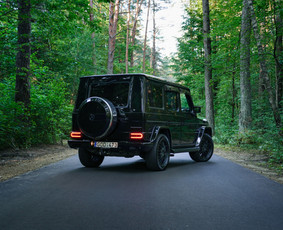 Prabangių automobilių nuoma, transportas vestuvėms - Mercedes Benz G klasės automobilio nuoma &scaron;ventėms - 2