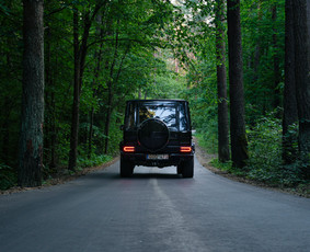 Prabangių automobilių nuoma, transportas vestuvėms - Mercedes Benz G klasės automobilio nuoma &scaron;ventėms - 4