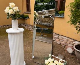 Vestuvių atributikos nuoma - Arka &scaron;ventėms - 1