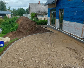 Trinkelių klojimas - Pagrindų įrengimas trinkelėms, įvažiavimams ir kiemams - 4