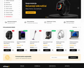 Interneto svetainių kūrimas - Interneto svetainių, el. parduotuvių, programavimo ir IT spr - 1
