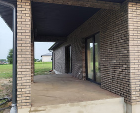 Fasadų apdaila, dažymas - Klinkerio klijavimas Fugavimas - 4
