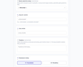 Individualios sistemos, automatizavimas ir saugumas / Vraxial / Darbų pavyzdys ID 4494913