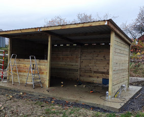 Sodo, mediniai nameliai - Medinių konstrukcijų darbai, terasos, stogines, karkasai - 2