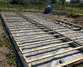 Karkasinių namų statyba - Karkasinių namų statyba, staliaus darbai. - 2