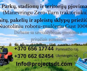 Vejos priežiūra, įrengimas - Žolės pjovimas / mulčiavimas - 1