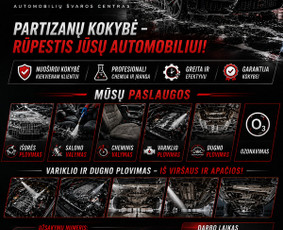 Salono valymas (sausas) - Variklių plovimas I Automobilių plovimas I Cheminis valymas - 2