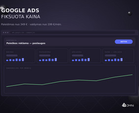 Google Ads reklama - Google ir Facebook reklama - prenumerata nuo 199 &euro;/mėn. - 3