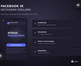 Facebook reklama - Google ir Facebook reklama - prenumerata nuo 199 &euro;/mėn. - 3