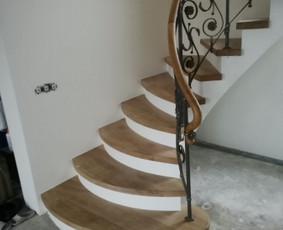 Laiptų pakopų gamyba bei montavimas / OKUNEKO wood / Darbų pavyzdys ID 4498657