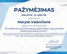 Sveikata, gydymas - Psichologinės konsultacijos ir terapinis darbas - 4