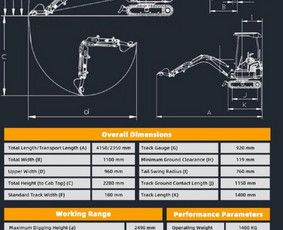 Įvairios technikos nuoma - Mini Ekskavatorius 1,8t nuoma - 2