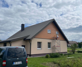 Fasadų apdaila, dažymas - Medinių namų dažymas &ndash; premium kokybė. - 4
