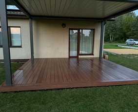 Medžio darbai, staliai - Terasu, fasadu montavimas - 3