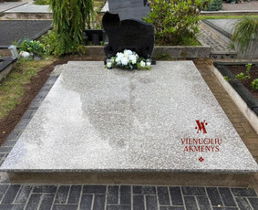 Kapavietės pamatų betonavimas - Kapaviečių įrengimo ir tvarkymo darbai - 3