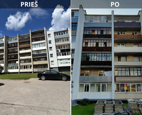 Fasadų apdaila, dažymas - &Scaron;lapio fasado darbai, (Klijavimas, armavimas, dekoras) - 3