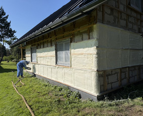 Fasadų, sienų &scaron;iltinimas - &Scaron;iltinimas putomis - 1