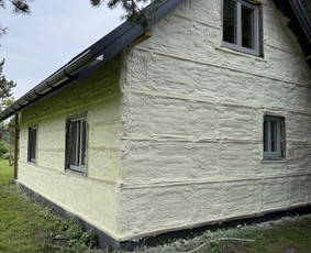Statybos darbai - &Scaron;iltinimas putomis - 1