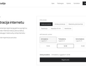 Interneto svetainių, el. parduotuvių ir landing page kūrimas / Kitoki / Darbų pavyzdys ID 4502367