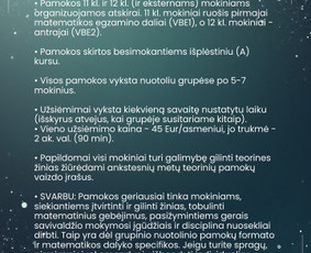 Matematikos korepetitoriai - Matematikos pamokos 11-12 klasei - 3