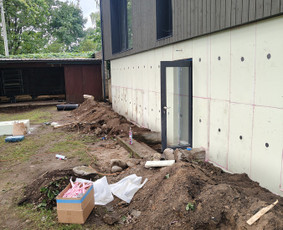 Rąstinių sienų &scaron;iltinimas - Pamatų &scaron;iltinimas drenažo ir kiti darbai - 4