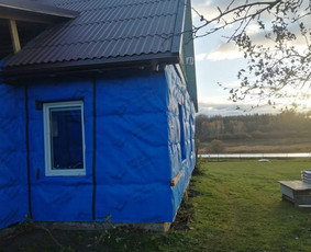 Medinių ir mineralinių fasadų dažymo darbai / MB Allstata / Darbų pavyzdys ID 4504135