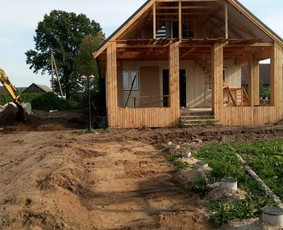 Dailylenčių kalimas - Medinių ir mineralinių fasadų dažymo darbai - 4