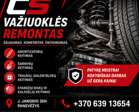 Tepalų keitimas - Važiuoklės remontas - 4