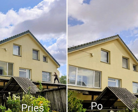 Tvorų plovimas - Stogų, fasadų, trinkelių, tvorų plovimas - 2
