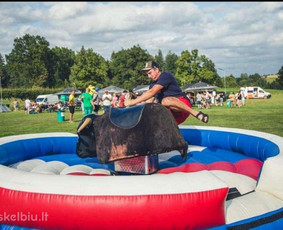 &Scaron;ventinės įrangos nuoma - Rodeo bulius. buliaus nuoma rodeo bulius Lietuva - 3