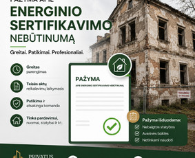 Energetinio naudingumo sertifikatai - Energetinis sertifikatas internetu per 1 Dieną ! - 3