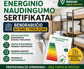 Energetinio naudingumo sertifikatai - Energetinis sertifikatas internetu per 1 Dieną ! - 2